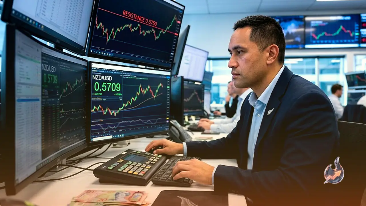 Kiwi Reclaims 0.5700 as Buyers Push Back, but 0.5750 Stands in the Way