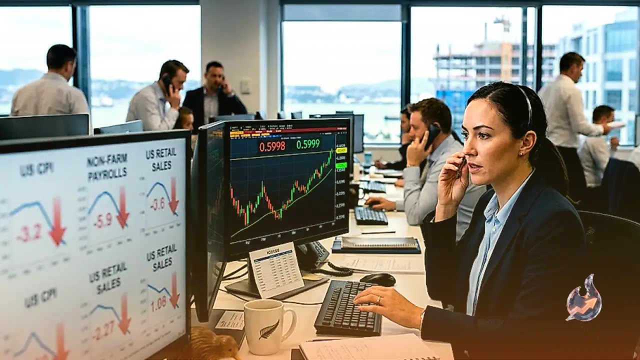 Kiwi Approaches Three Month High Near 0.6000 Threshold as Softening US Data Dampens Fed Rate Hike Expectations