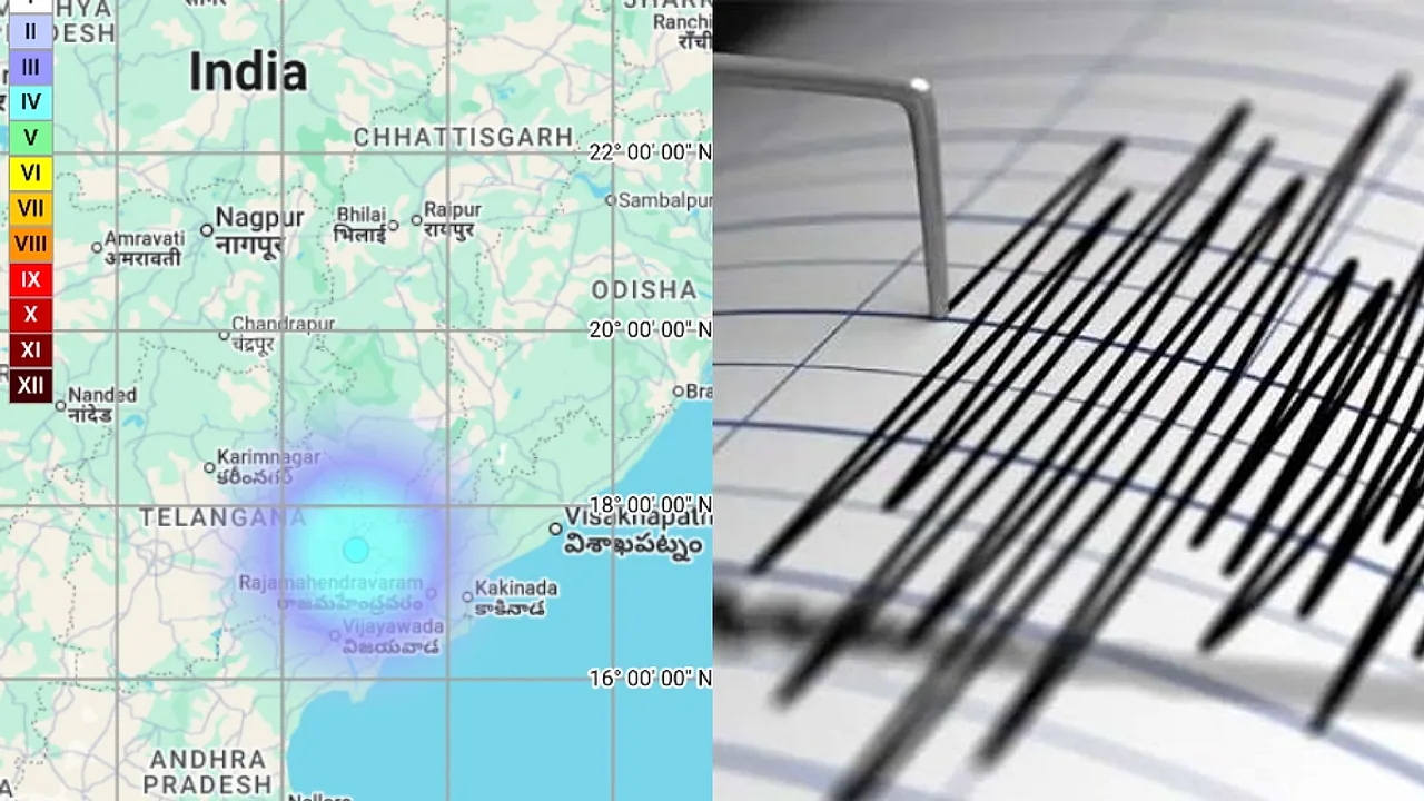 Midnight Tremor Jolts Telangana's Bhadradri Kothagudem: 3.8 Quake Strikes From Just 10 km Below
