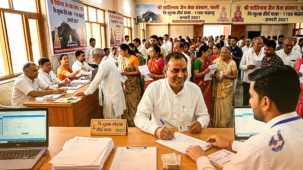 Pali's Jain Community Announces Free Special Pilgrimage Train for 1,100 Devotees in 2027