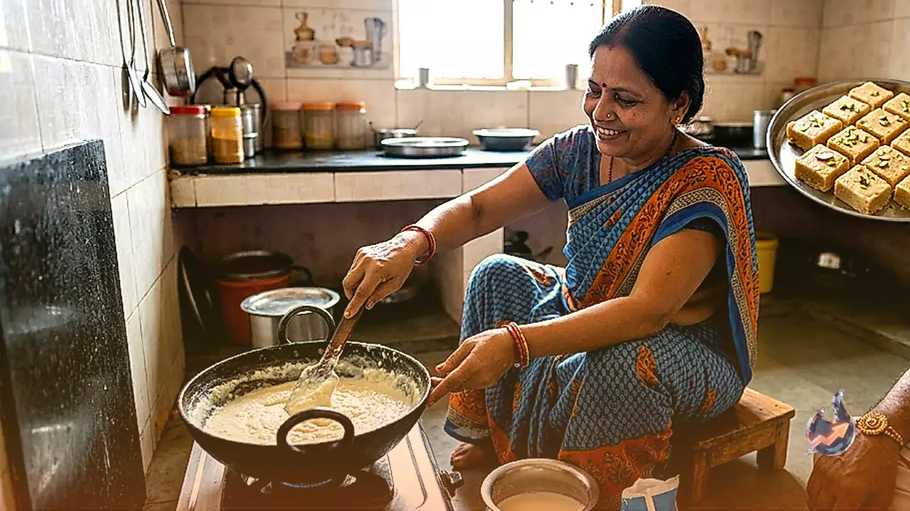 1 लीटर दूध से घर पर बनाएं रक्षाबंधन स्पेशल खोया मिठाई, सतना की उर्मिला मिश्रा से सीखें आसान बघेलखंडी तरीका