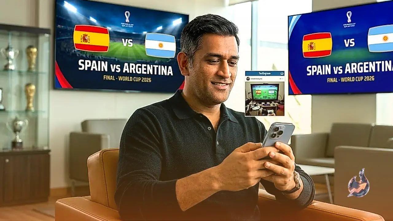 Dhoni's Decade Old PlayStation Screenshot Resurfaces as Argentina and Spain Collide in the Real World Cup Final