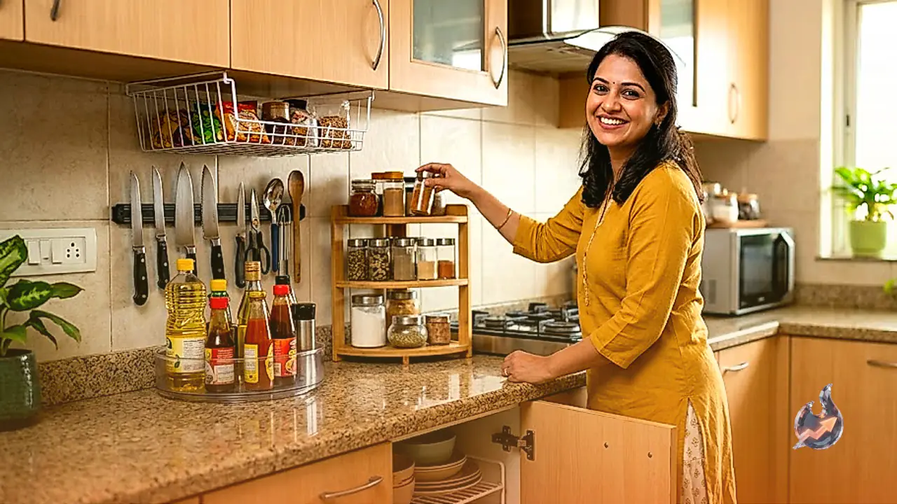 Transform Your Kitchen Under ₹1,000: 5 Essential Organizers to Maximise Storage and Cut Countertop Clutter