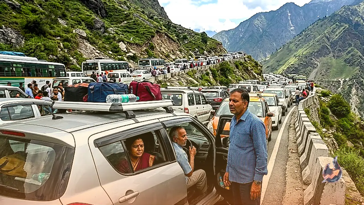 12 km traffic gridlock on Badrinath Highway leaves thousands stranded from Joshimath to Vishnuprayag