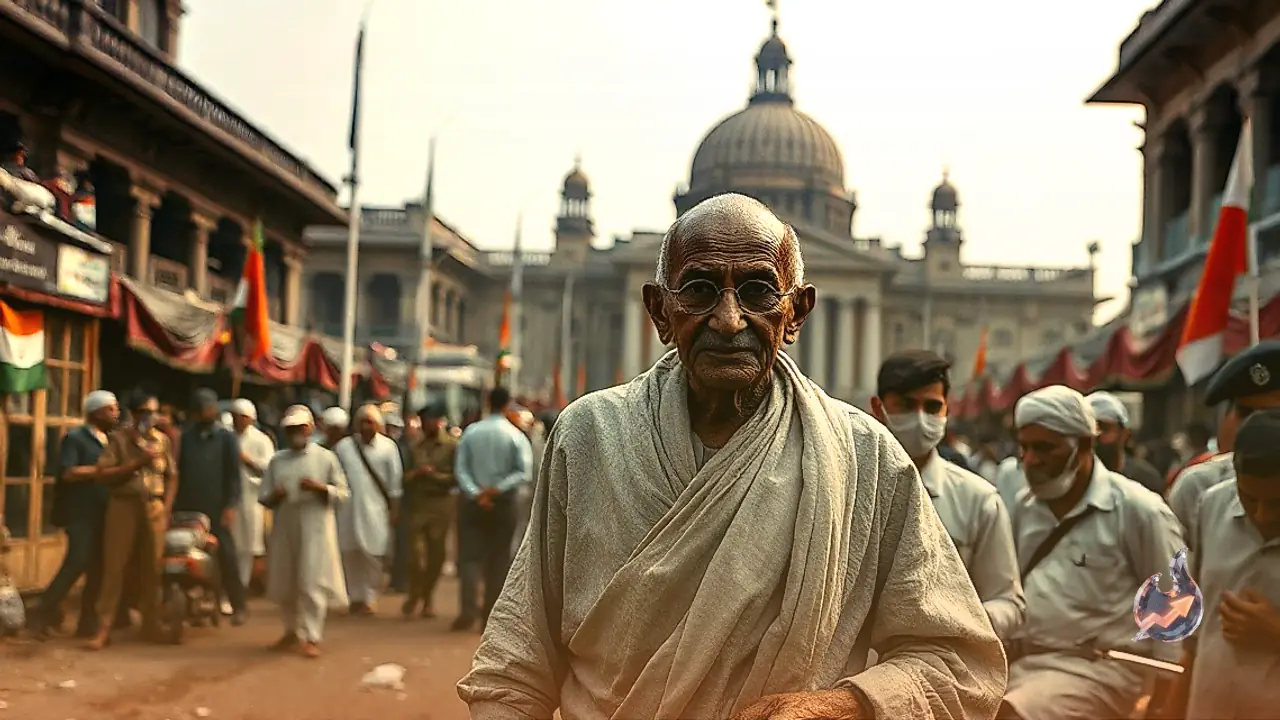 Protests Against Gandhi in Kolkata, Loss of NWFP to Referendum Stance, and AIR Lahore Midnight Transition on 13 August 1947