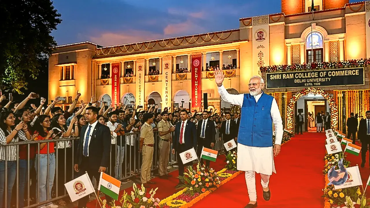Modi Returns to SRCC After 13 Years as Delhi University College Marks Its Centenary