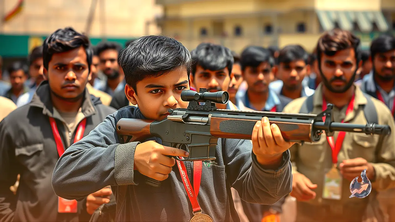 13-Year-Old Ganga Sharma Wins Gold in Under-14 Air Rifle Event to Seal State-Level Spot