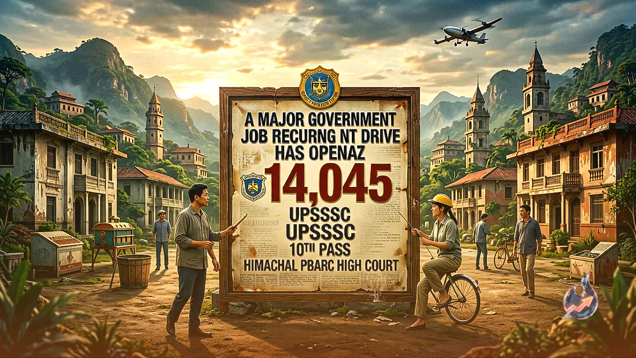 14,045 Government Job Opportunities Announced Across SBI Railway UPSSSC and Himachal High Court