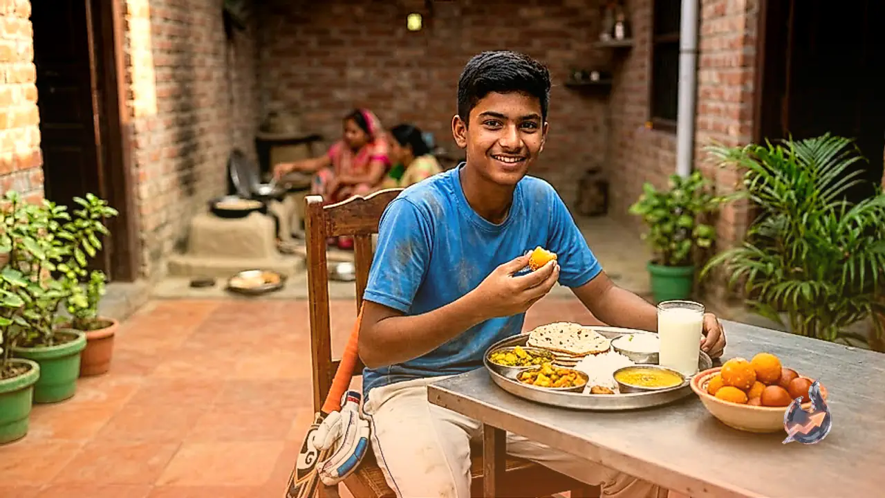 15 साल के वैभव सूर्यवंशी की देसी खुराक का राज, जानिए राजभोग और घर के खाने से कैसे मैदान पर बरसते हैं लंबे छक्के