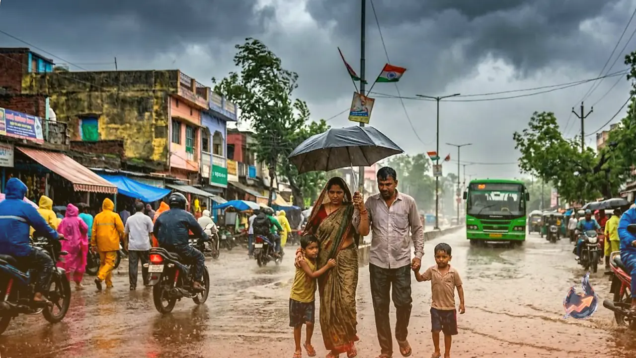 16 राज्यों में मानसून की नई चाल: यूपी-बिहार में 70 किमी की आंधी, दिल्ली को अभी और इंतजार