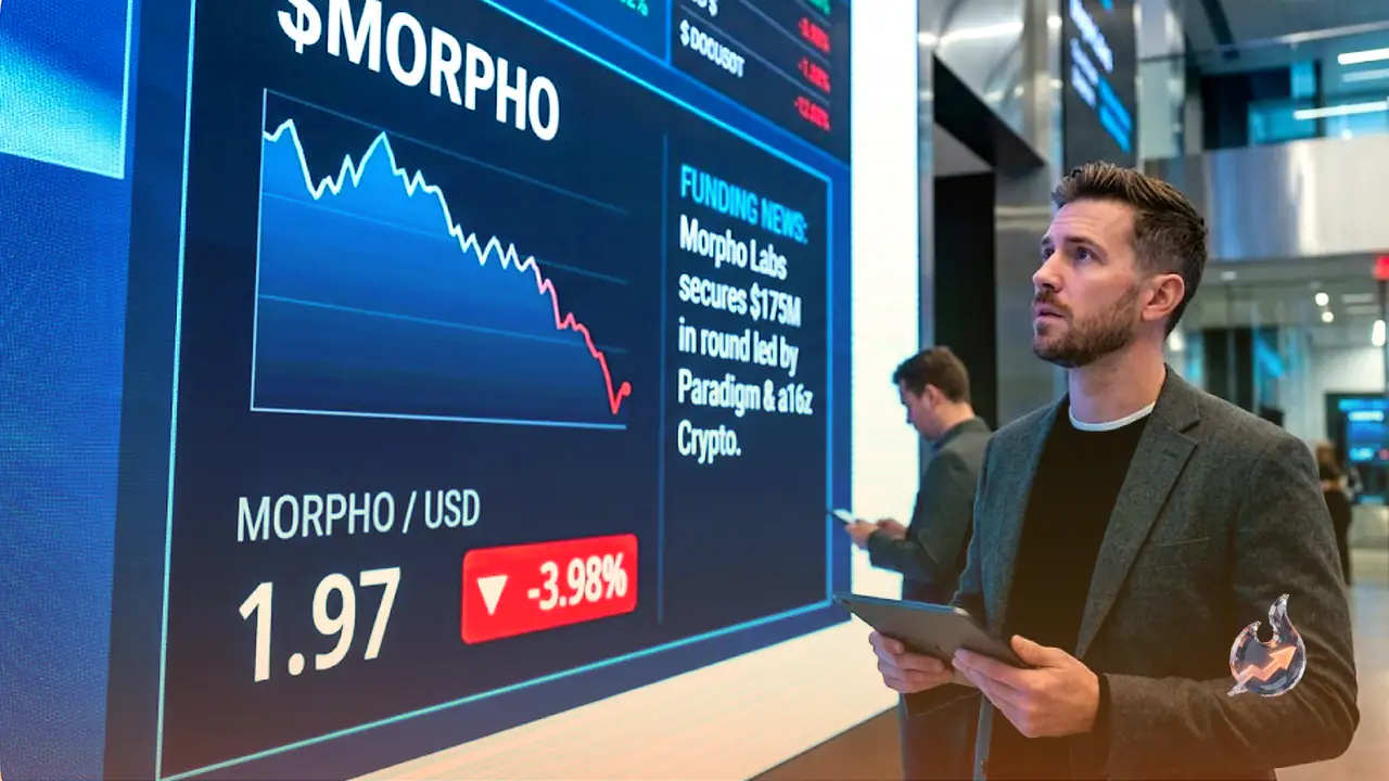 Morpho Bags $175M From Paradigm and a16z Crypto, But Its Token Still Slides 4%