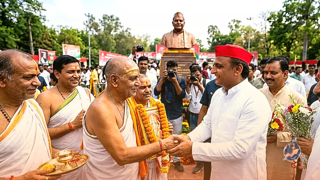 ब्राह्मण मतदाताओं को साधने के लिए अखिलेश यादव का नया राजनीतिक कदम, 2027 उत्तर प्रदेश चुनाव से पहले पीडीए की पेश की नई व्याख्या