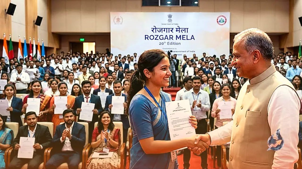 Over 51,000 Candidates Receive Appointment Letters at 20th Rozgar Mela as Recruits Urged to Serve Citizens with Speed and Empathy