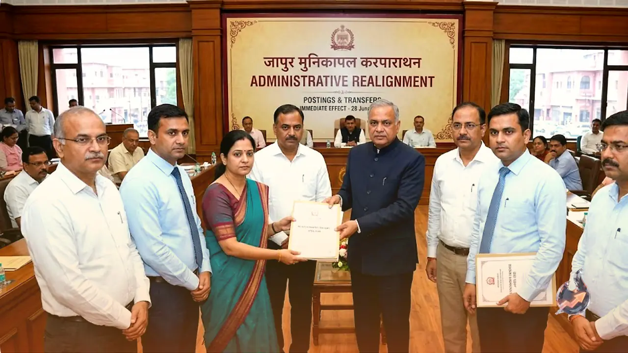 Jaipur Municipal Corporation Realigns 14 Senior Officers Across Zones and Departments, Immediate Effect