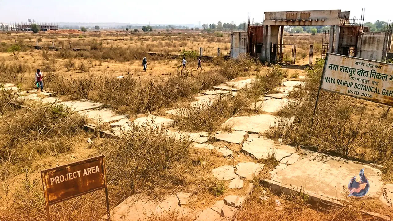 Rs 30 Crore Later, Naya Raipur's 'Asia's Largest' Botanical Garden Is Just a Field of Dry Shrubs