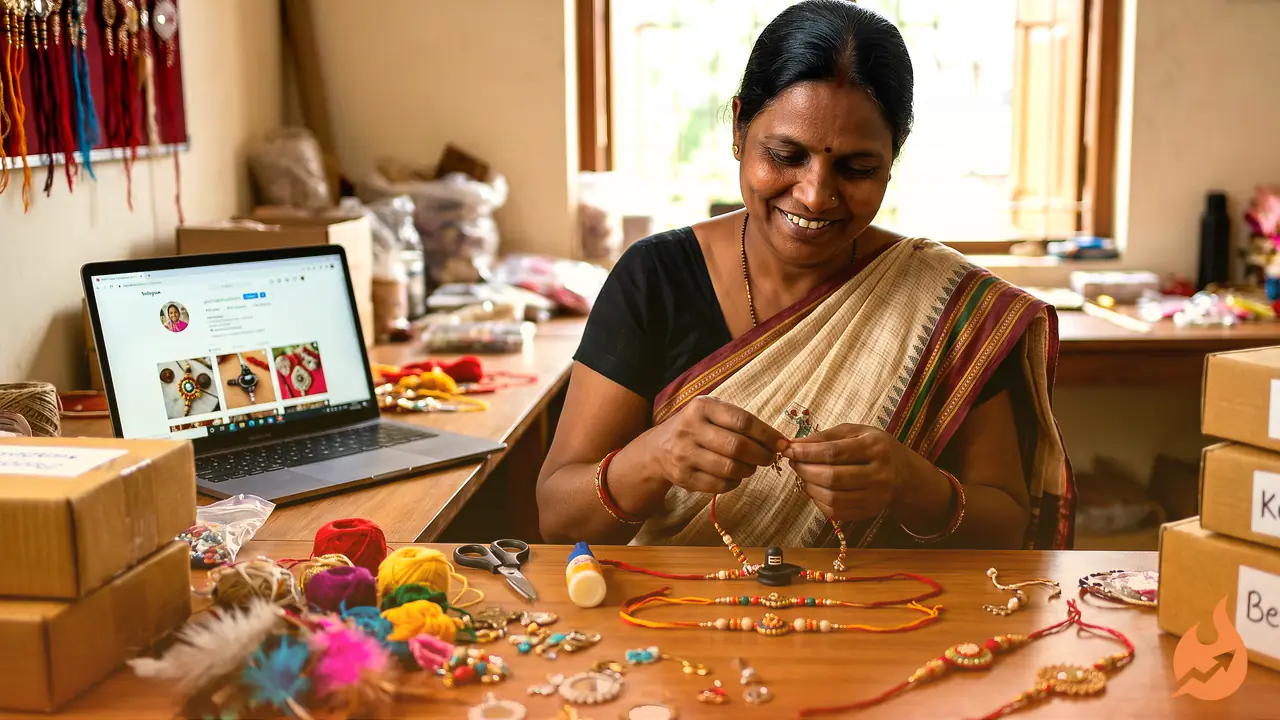 Ranchi's Purnima Turned Handmade Rakhis Into a Brand: How Her ₹40 Designs Reach Bengaluru, Delhi and Kolkata