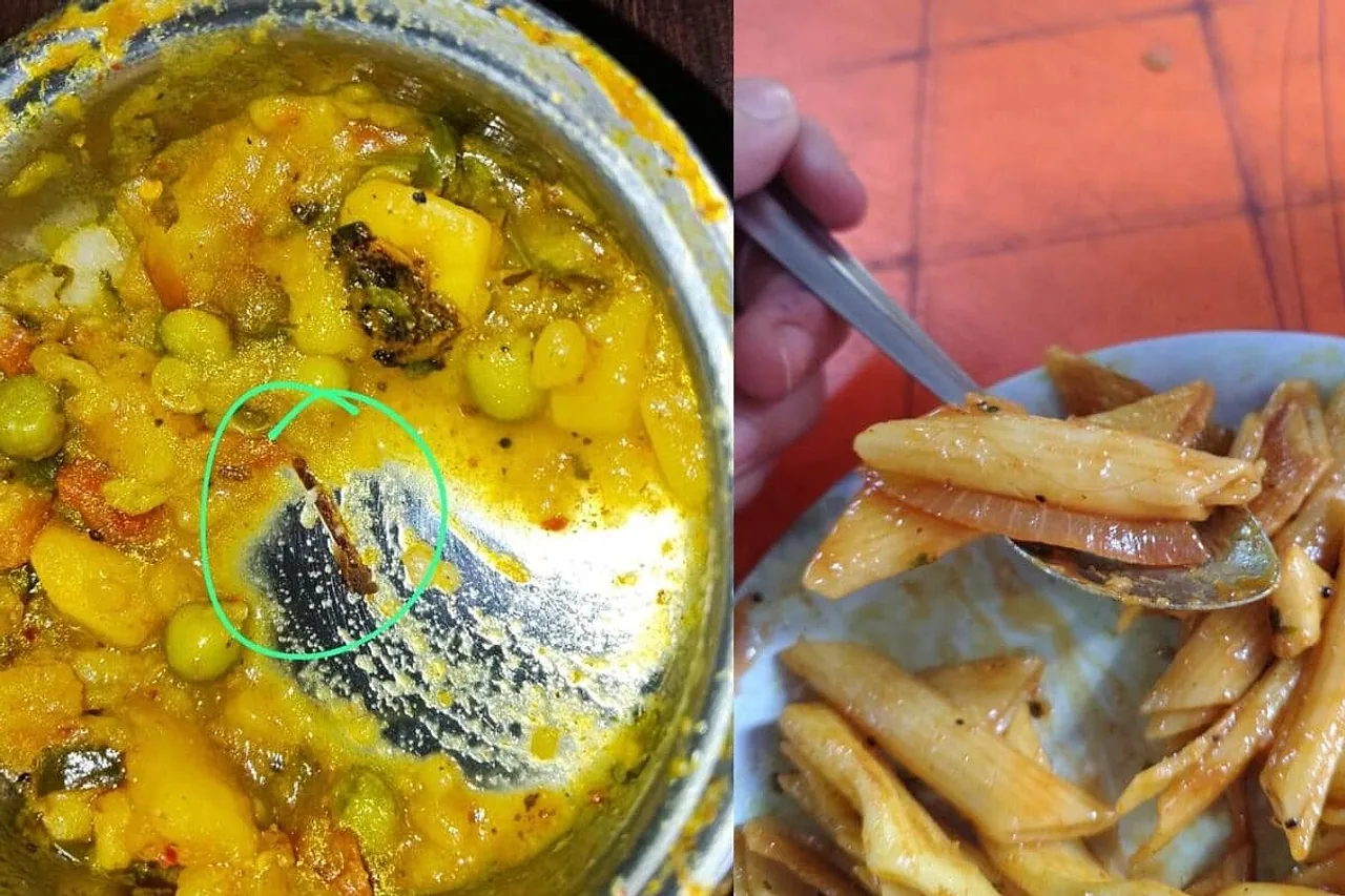 इंदौर के गर्ल्स हॉस्टल में सड़ा खाना और गंदा पानी, शिकायत के 15 मिनट में ही मेस पर ताला
