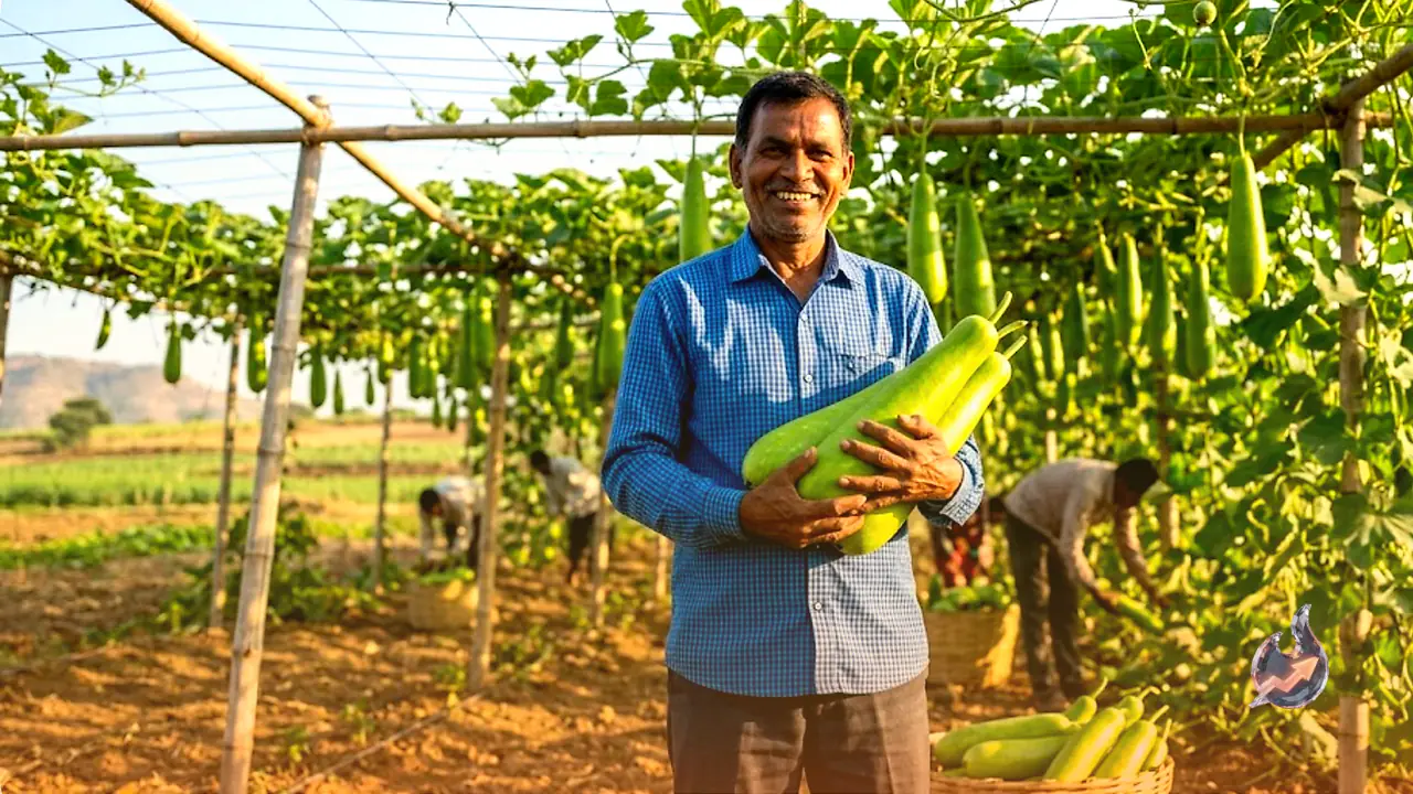 Harvest Lauki in Just 45 Days: This Hybrid Variety Offers Massive Seasonal Profits for Farmers
