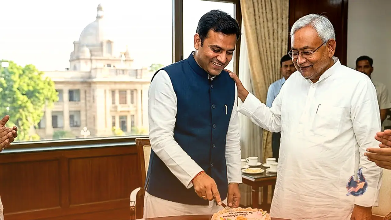 Bihar Health Minister Nishant Kumar Rings in 45th Birthday With Temple Visit and Assembly Address