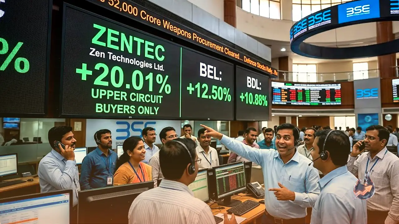 Rs 52,000 Crore Weapons Green Light Ignites a Defence Stock Frenzy, Zen Tech Steals the Show