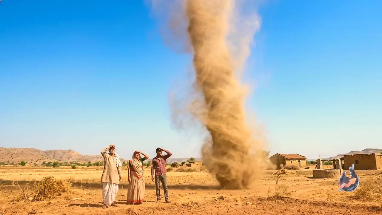 Why India's Monsoon Clouds Vanished in 24 Hours and the Sky Started Spitting Dust Devils