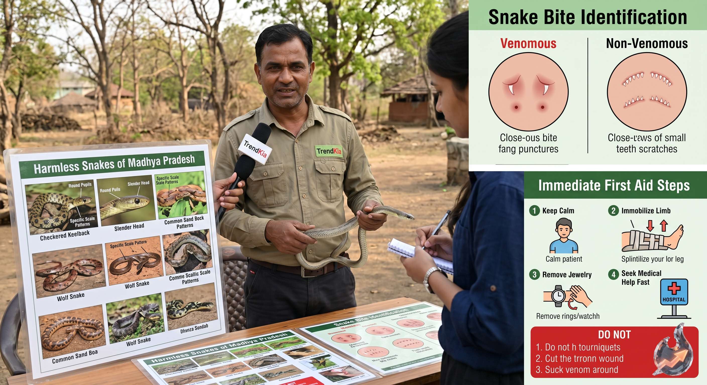 Monsoon Snake Season: Expert Identifies 35 Non-Venomous Species and Shares Essential First-Aid Advice