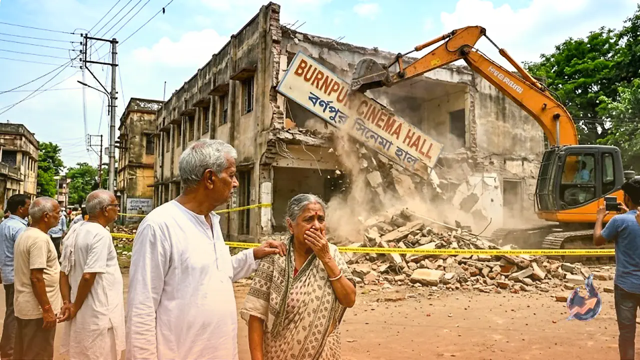 Six-Decade-Old Burnpur Cinema Falls to Bulldozers as a Generation's Memories Crumble