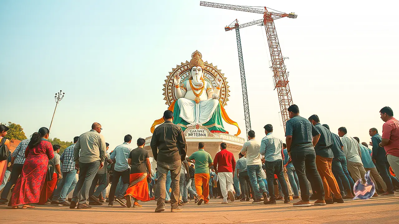 हैदराबाद के खैरताबाद में सजेगी 69 फीट ऊंची इको-फ्रेंडली गणेश प्रतिमा, विश्व शांति का मिलेगा संदेश