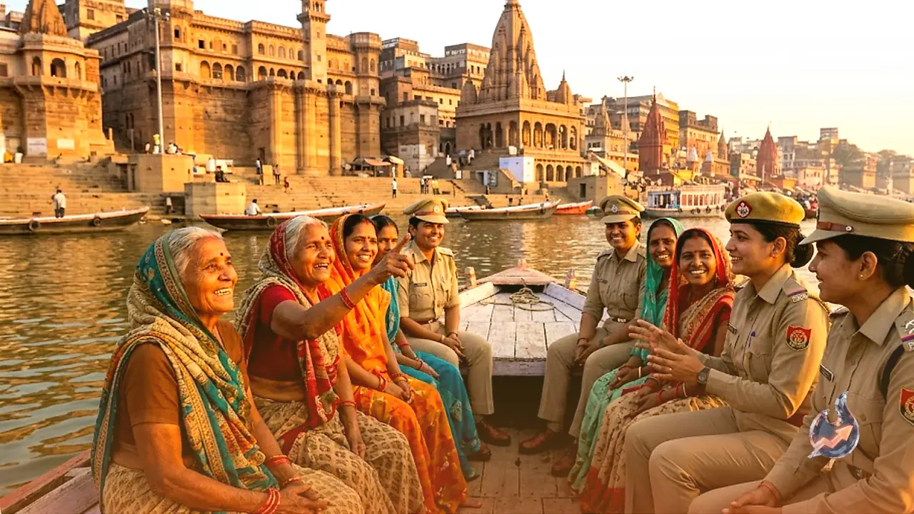 UP Police Fulfil a Lifetime Dream, Taking Chandauli Village Women to Varanasi for Their Very First City Experience