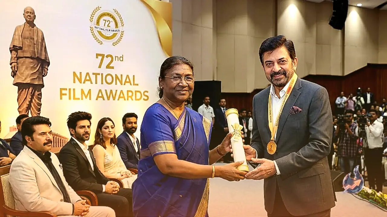 72nd National Film Awards in Ekta Nagar: President Murmu Honors 92 Winners as Cinematic Icons Gather in Gujarat