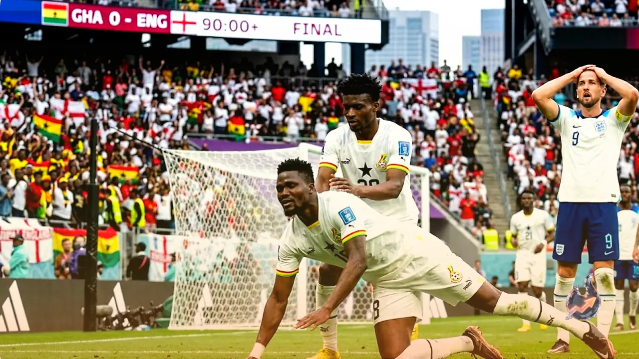 Ghana's stubborn wall holds England to a goalless draw despite record-breaking possession
