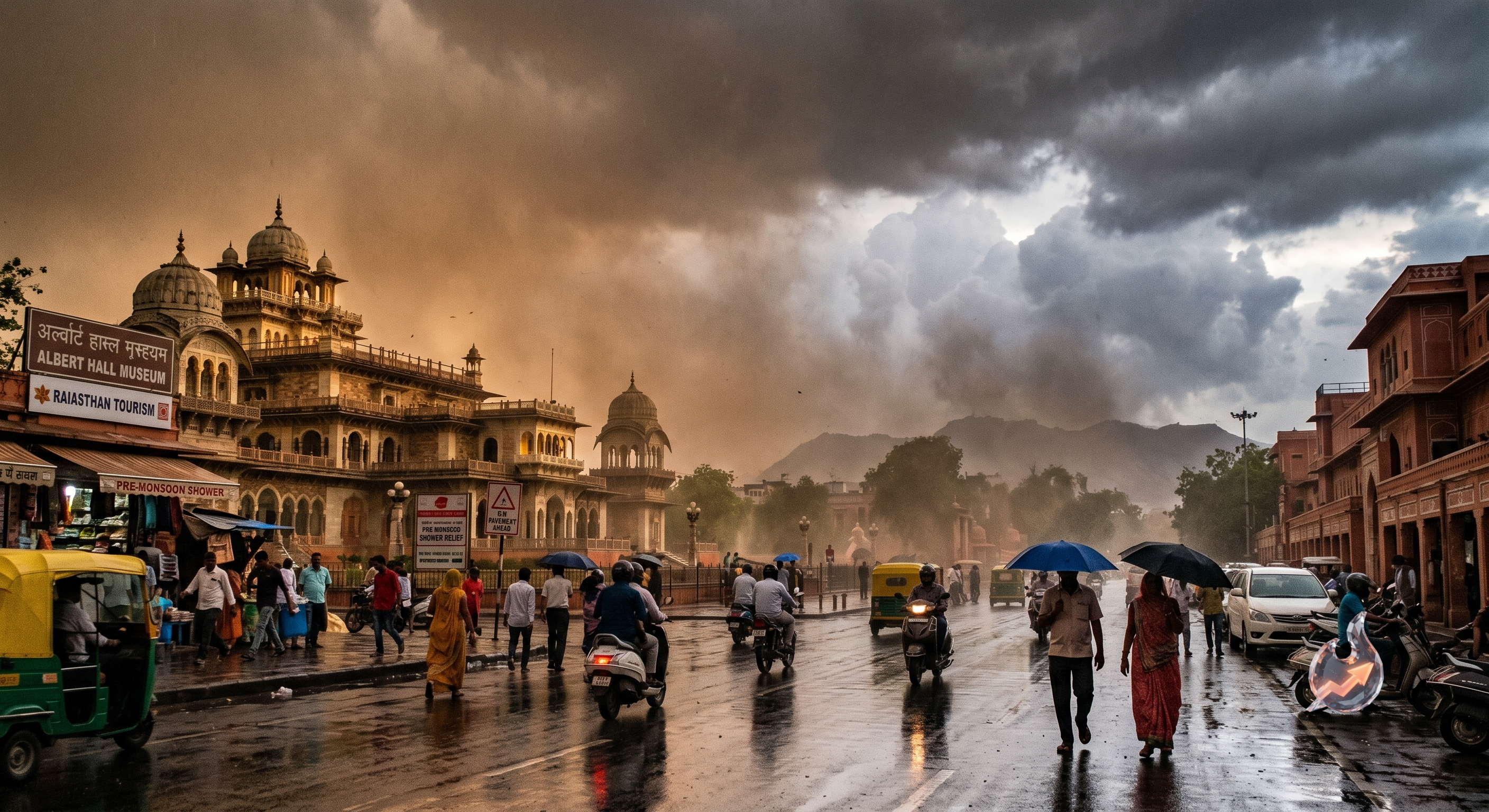 राजस्थान में मानसून की दस्तक का इंतजार, प्री-मानसून बारिश से मिली गर्मी से राहत
