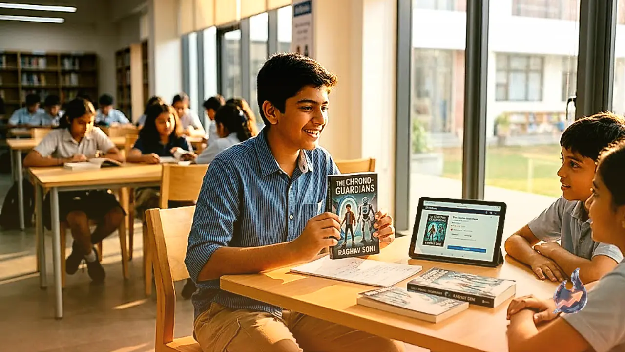 Class 8 Student's Sci-Fi Novel About Robots and AI Wins Readers Around the World