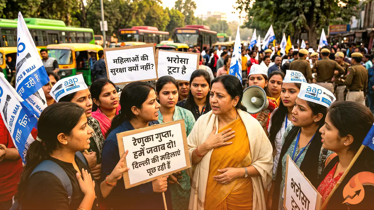 Aam Aadmi Party Takes To X, Asks Why Delhi's Women Are Angry At Rekha Gupta