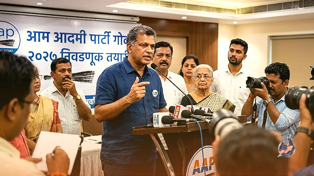 AAP Gears Up for 2027 Goa Assembly Polls, Appoints Valmiki Naik to Lead New Core Committee