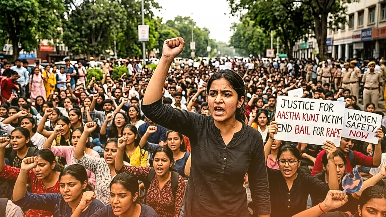 Outrage Erupts Across Delhi Colleges Over Aastha Kunj Park Rape Case as Students Question Bail Rules and Women Safety