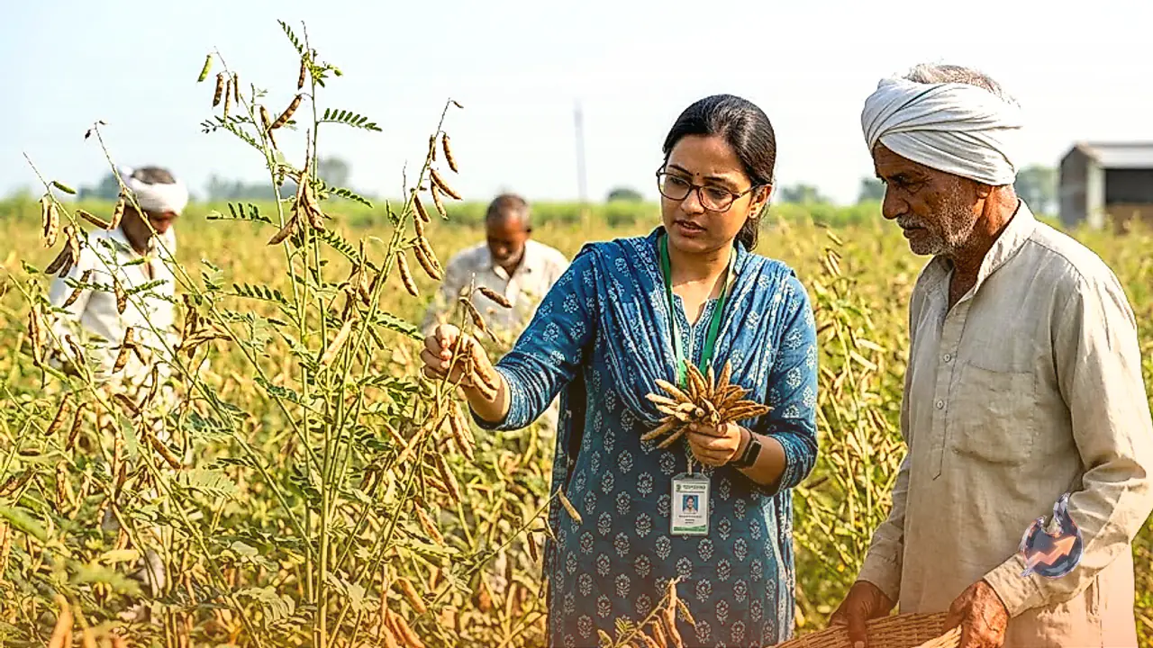 अब खुद खेत में तैयार होगा ढेंचा का बीज, बहराइच के किसानों को कृषि वैज्ञानिक ने बताई आसान तरकीब