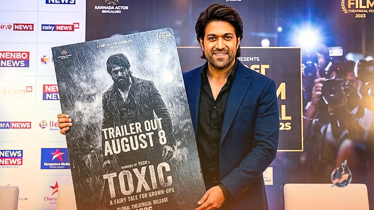 Yash Unveils Dark Rain-Soaked Poster of Toxic, Announces Official Trailer Date for August 8