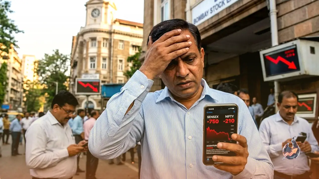 Indian Share Market Tumbles as Global IT Giant Accenture's Outlook Dampens Sentiment