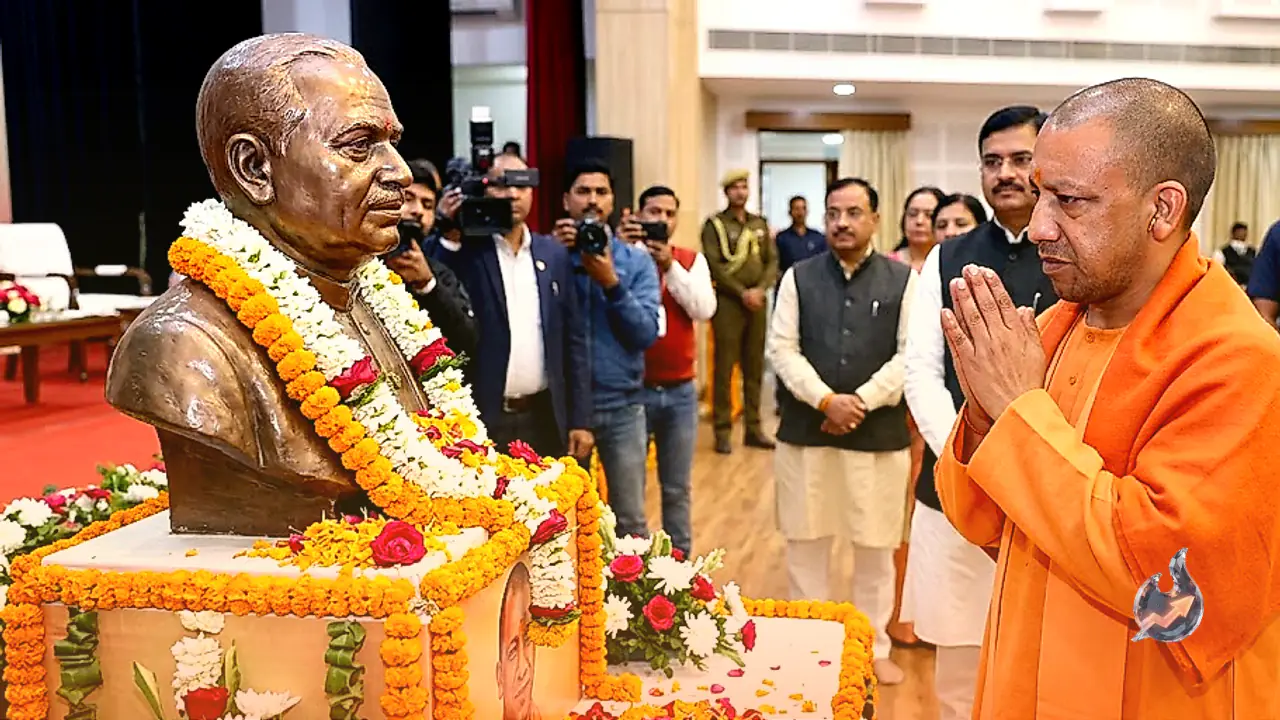 Yogi Adityanath Pays Rich Tributes to Hindi Literary Legend Acharya Hazari Prasad Dwivedi on His Birth Anniversary