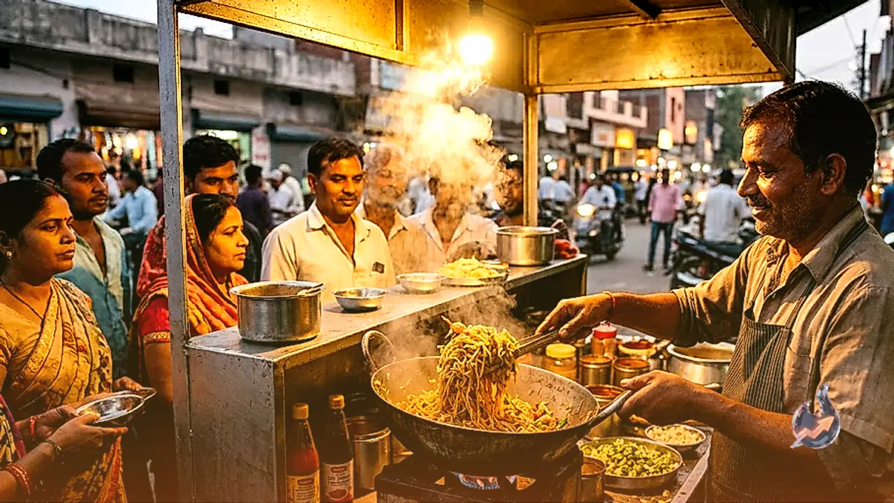 The Legendary Agra Street Food Stall Serving Premium Chowmein For Over A Decade