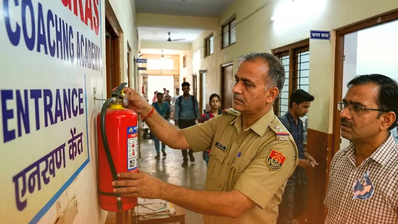Agra Administration Issues Strict Ultimatum to Coaching Centers Over Fire Safety Norms