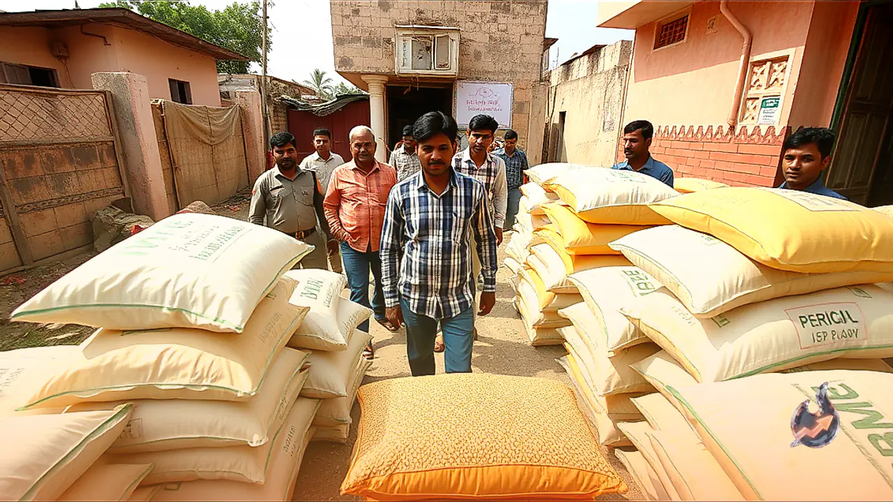 Agriculture Department Raids Residential Premises in Khedli, Seizes 289 Bags of Urea and DAP