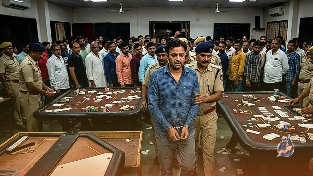High-Profile Gambling Den Busted at Ahmedabad Club, 187 Arrested