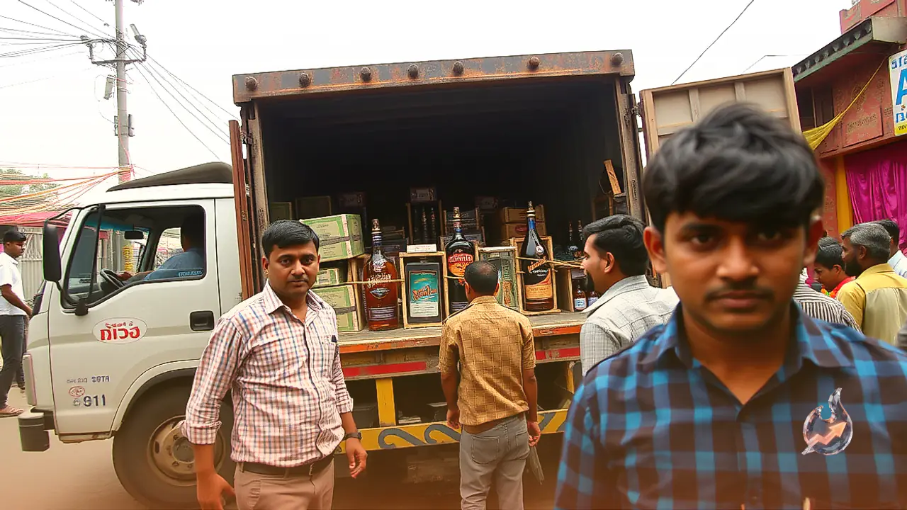 त्योहारी सीजन से पहले जहानाबाद में शराब तस्करी का बड़ा भंडाफोड़, ट्रक से 1719 बोतलें बरामद