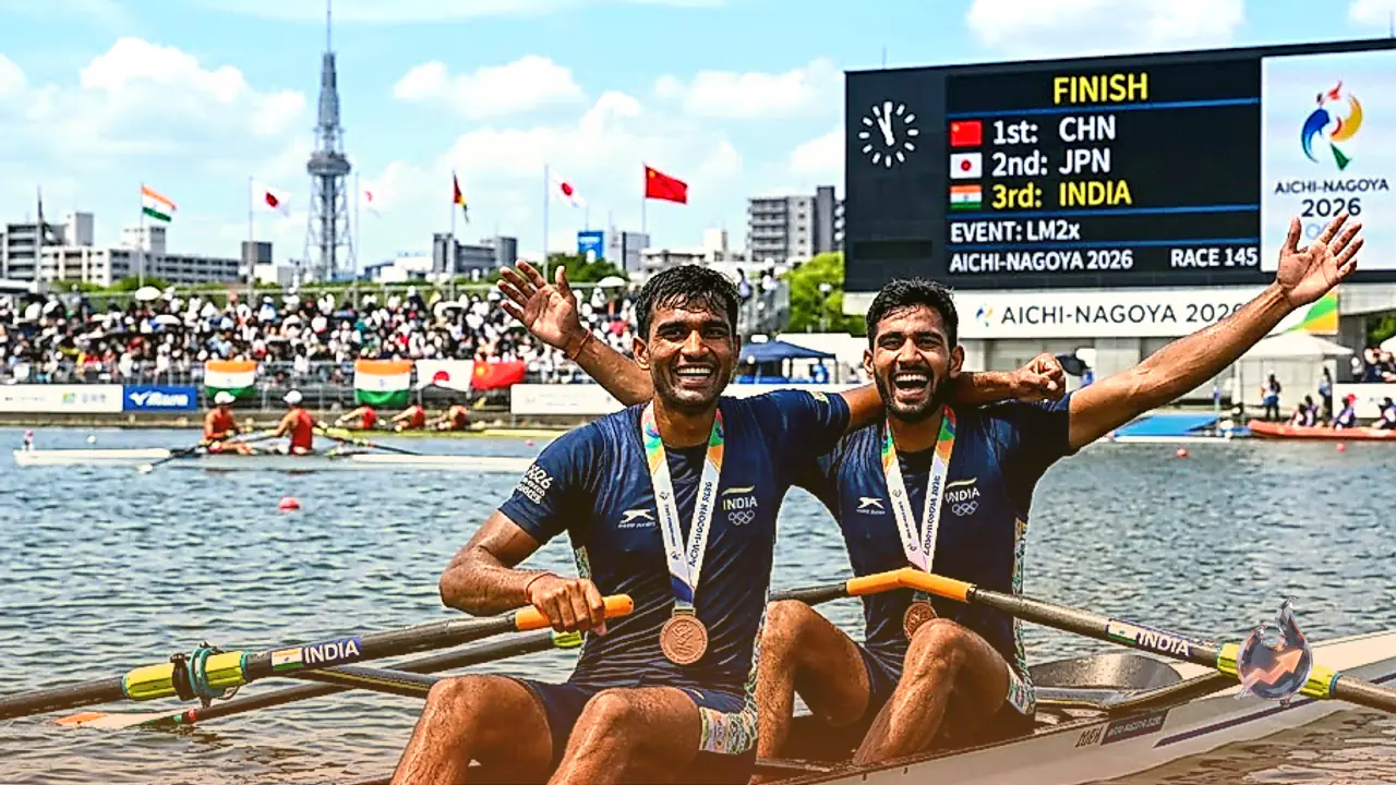 Bronze in Rowing Opens India's Account in Aichi-Nagoya as Athletes Compete Across 14 Sports