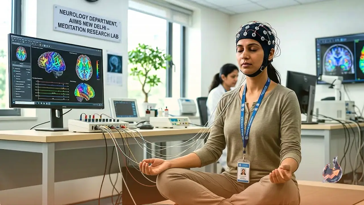 Regular Meditation Rewires Key Brain Networks, AIIMS New Delhi Research Confirms