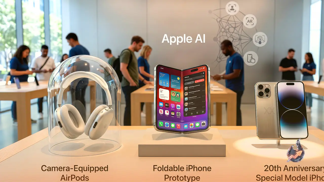 ऐपल की 2027 की बड़ी प्लानिंग: कैमरे वाले AirPods, फोल्डेबल iPhone और 20वीं एनिवर्सरी का खास मॉडल एक साथ