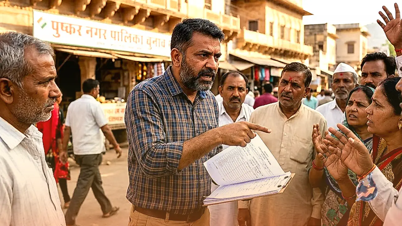 अजमेर के पुष्कर में वोटर लिस्ट विवाद पर हंगामा, कांग्रेस ने लगाए धांधली के गंभीर आरोप
