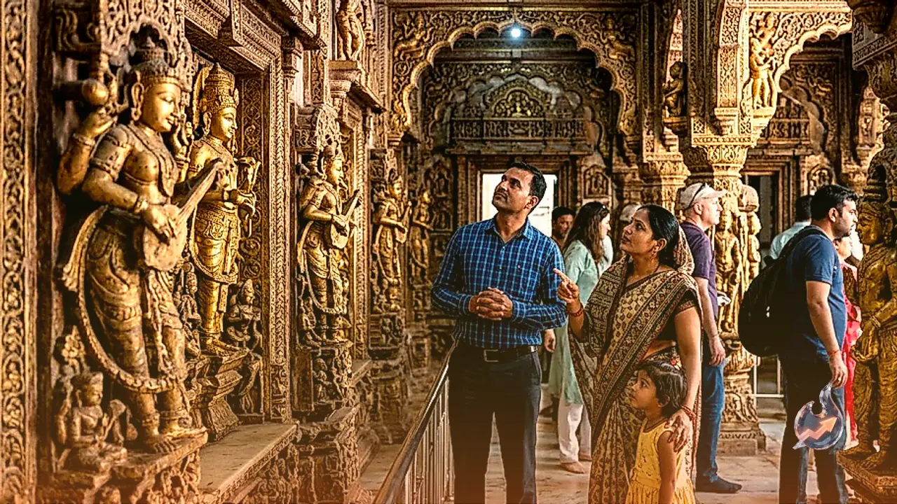 Ajmers Soni Ji Ki Nasiyan Attracts Visitors With Ancient Sculptures And Carvings